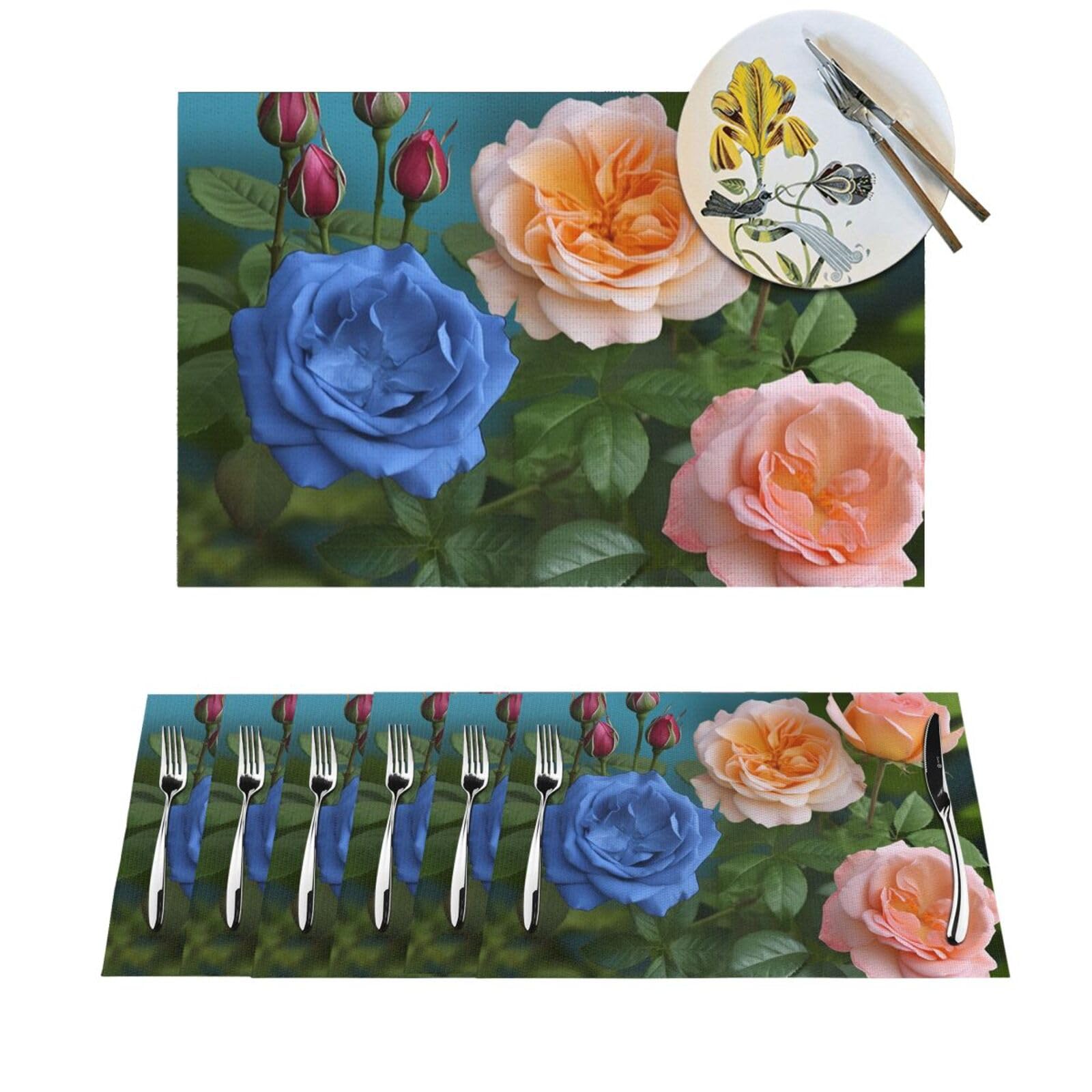 Set de table résistant à la chaleur en PVC lavable antidérapant pour plat chaud