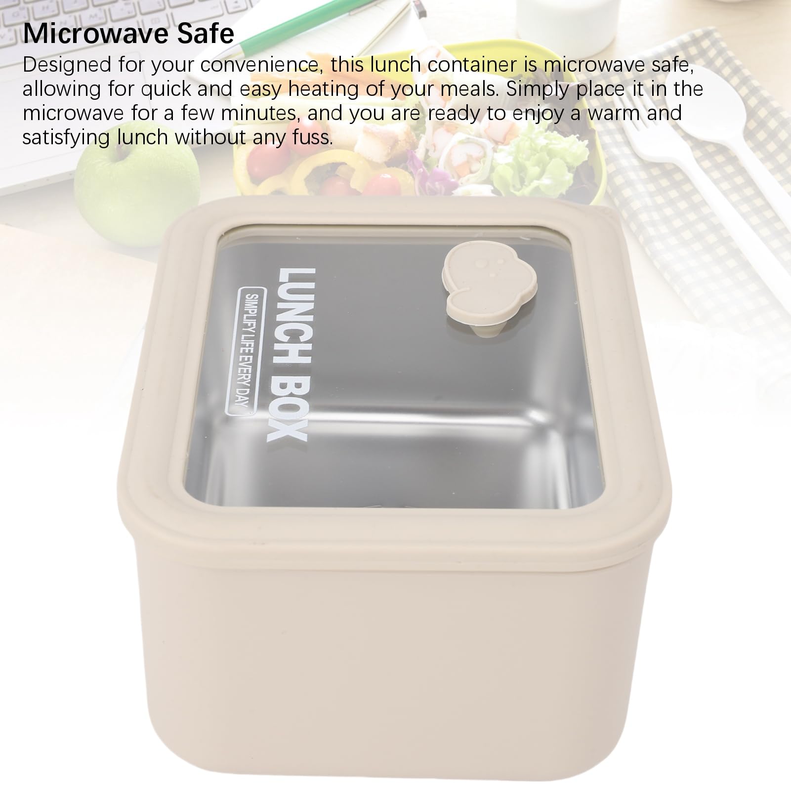 Boîte à Lunch Extérieure En Acier Inoxydable, Avec Poignée, Pratique Et Neuve