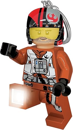 IQ Lego Star Wars Poe Dameron - Llavero con luz LED (3.0in)
