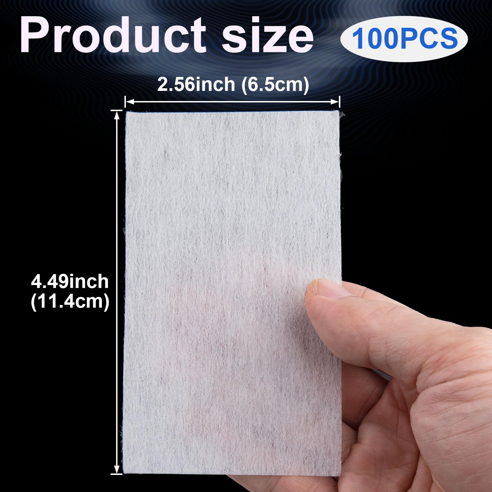 BEIQIYA 100pcs Perm Paper for Hair, Breathable End Papers for Hair Perm, Disposable Heat-Resistant Professional Hair Salon Home Hair Curling Papers for Thin Thick Short Long Hair- White