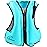 Rrtizan Swim Vest for Adults, Swim Jackets - Portable Inflatable Snorkel Vest for Swimming, Snorkeling, Kayaking, Paddle Boating and Other Low Impact Water Sports Safety(Blue)