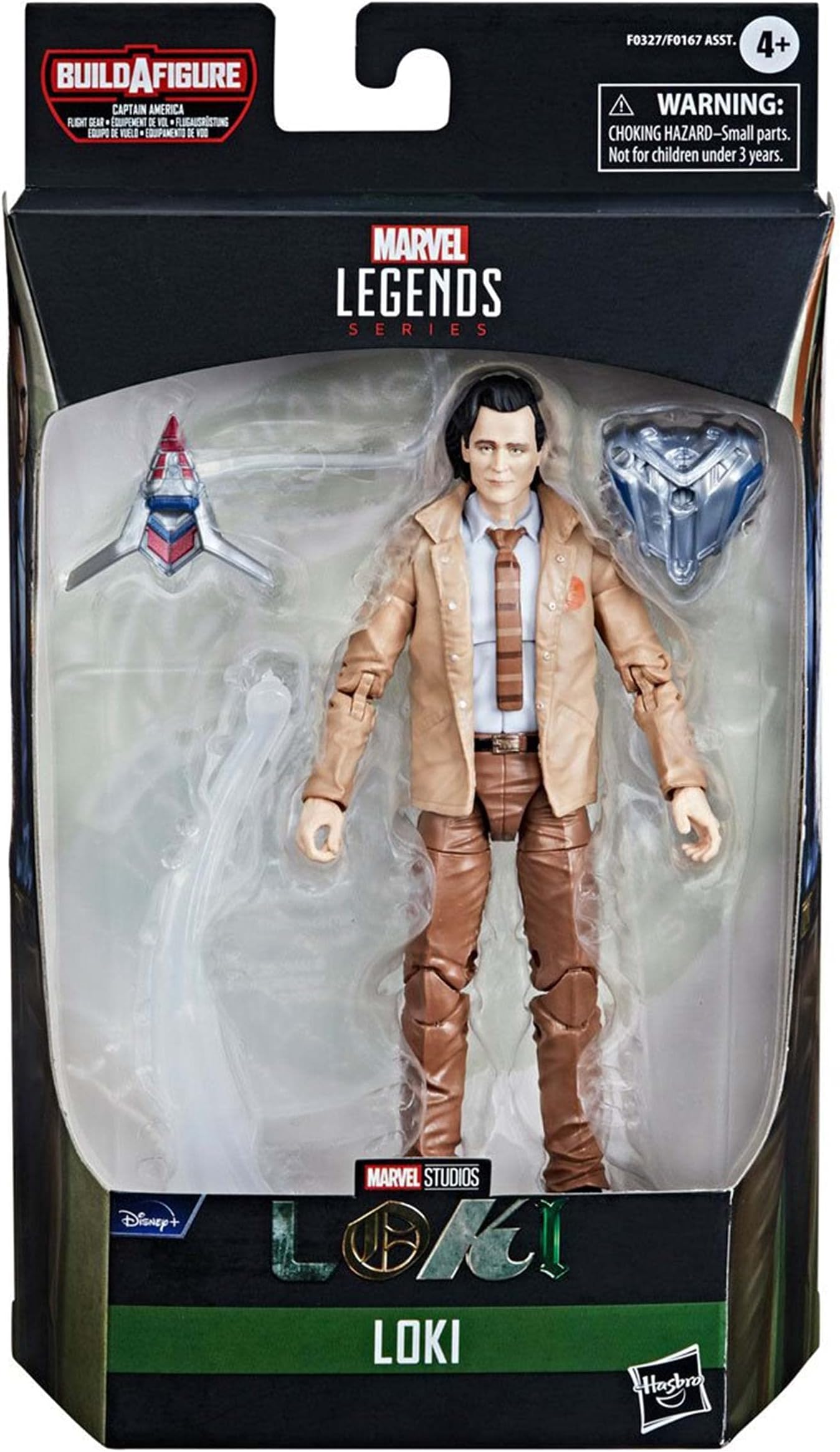 Marvel Legends Series Avengers 6-inch Action Figure Toy Loki, Premium Design and 4 Build-a-Figure Pieces, for Kids Age 4 and Up