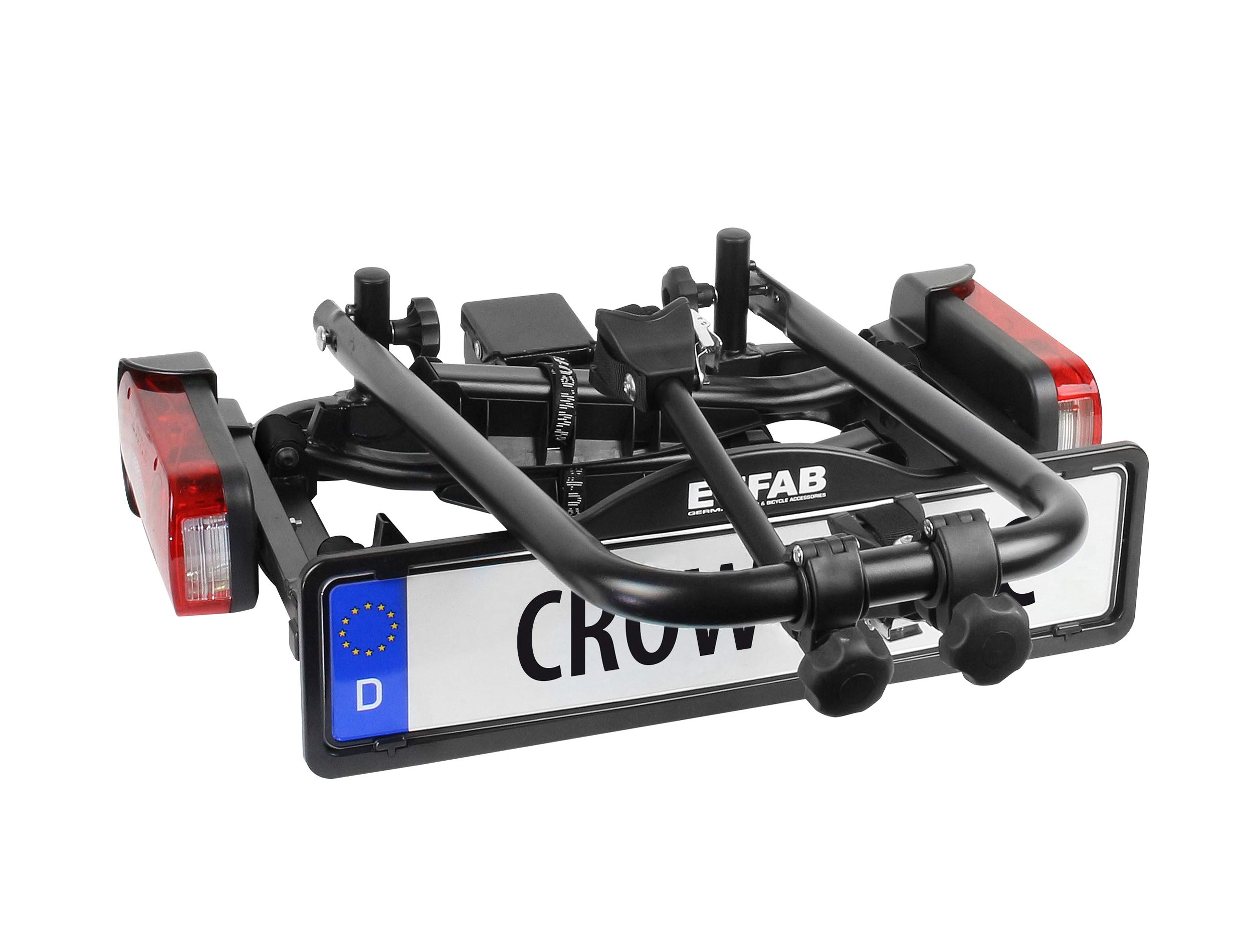 EUFAB 11569 Fahrradträger CROW BASIC + EUFAB 16412 Universal Wandhalterung für Fahrradträger