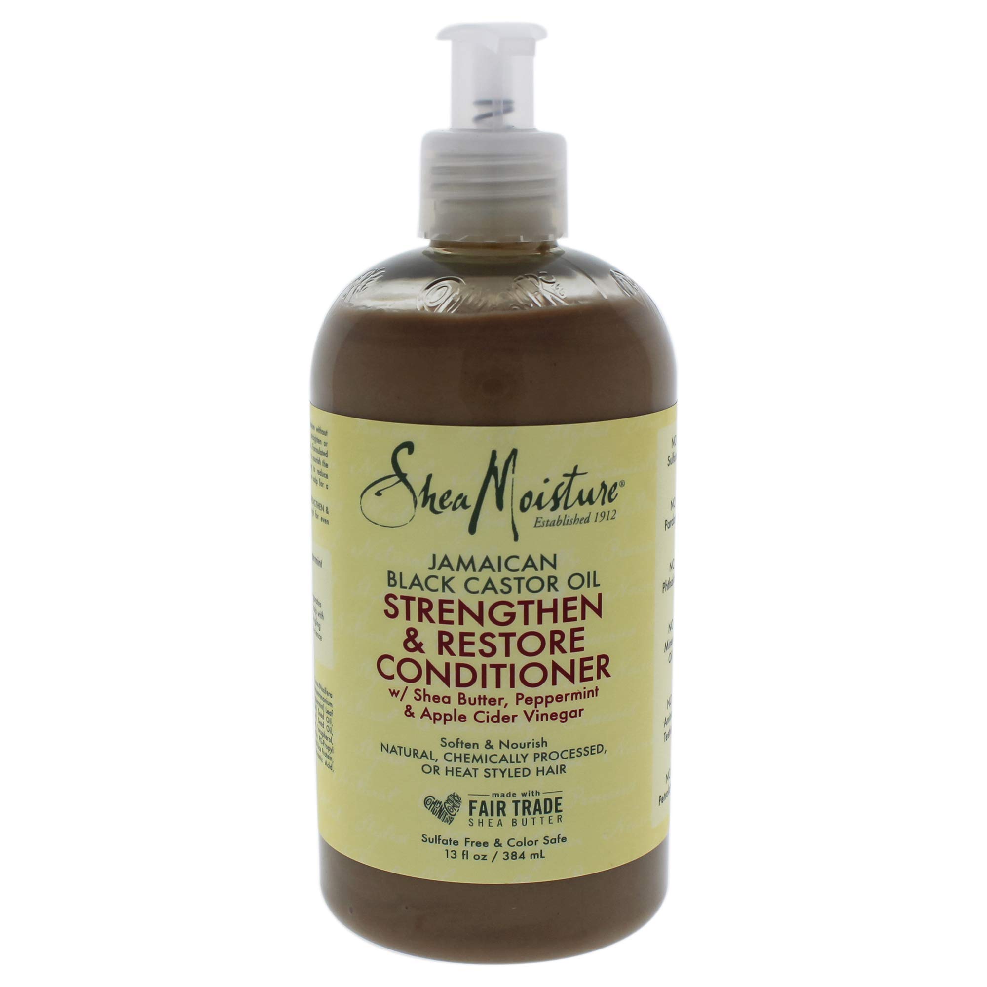 Shea Moisture Jamaican Black Castor Oil Strengthen & Restore Conditioner, 13 Oz (Pack of 1)
