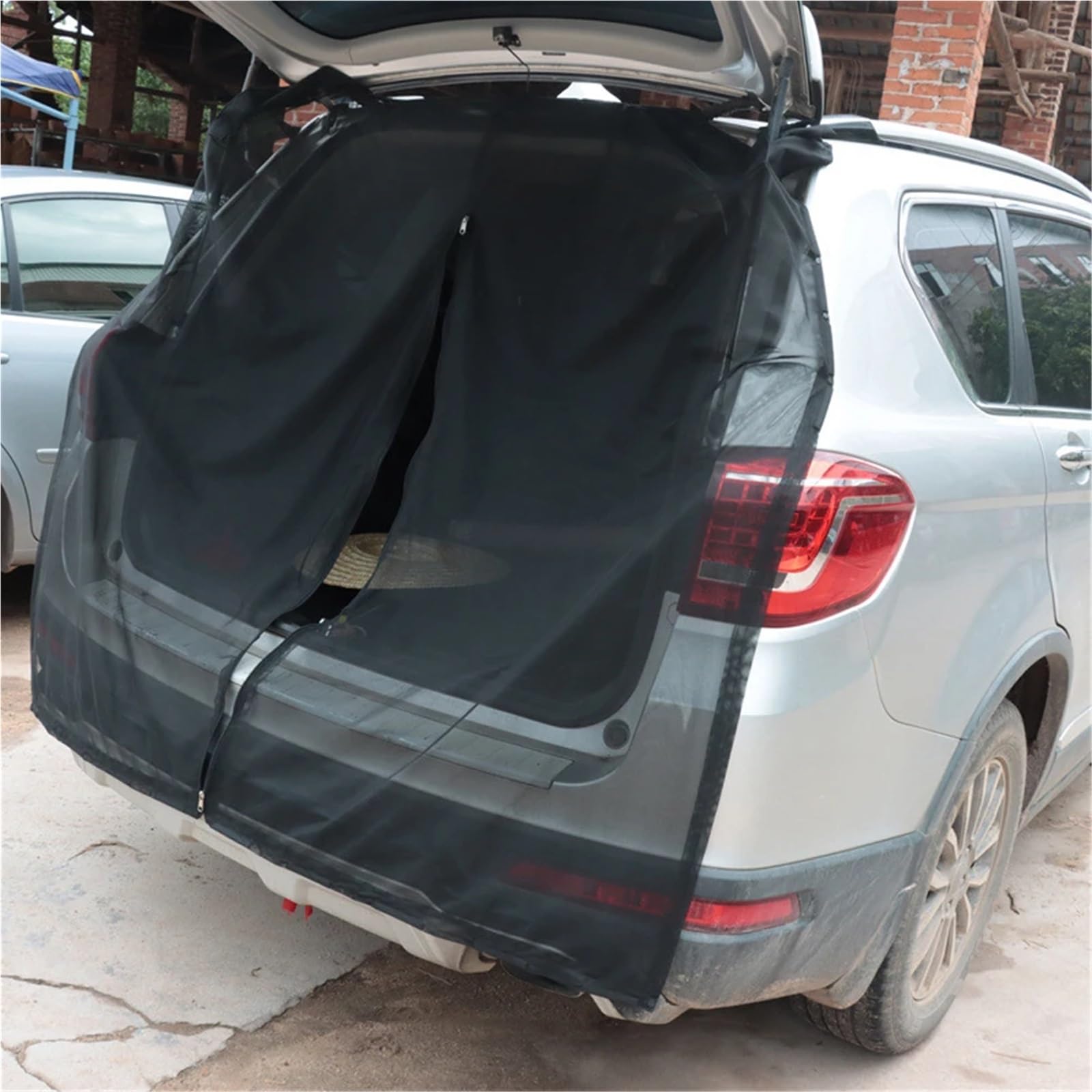 Rideau Voiture,Rideau Van Aménagé Rideaux De Confidentialité for Porte Coffre, Protection UV, Pare-Soleil for Voyage, Camping en Plein Air(168 * 148cm)