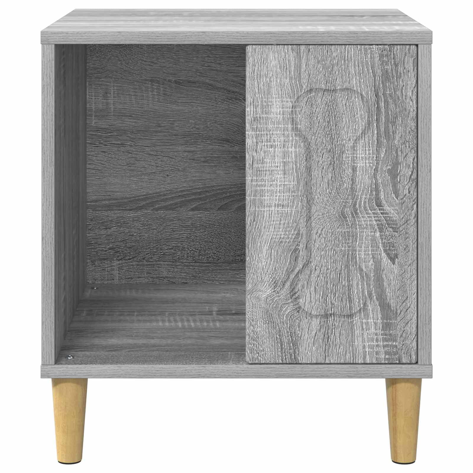 Hundehaus Holzwerkstoff Graues Sonoma 44 x 42 x 49 cm, Hundehütte für Innenbereich Wohnzimmer Schutzhütte als Rückzugsort, passend für Welpe und Haustier