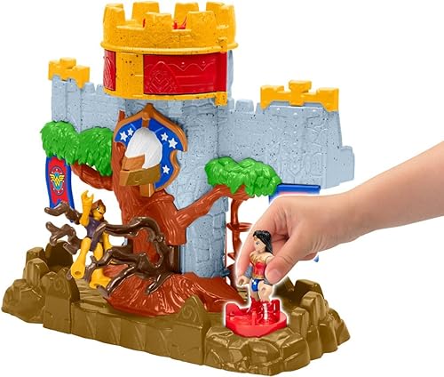 Miniatura 2 de Fisher-Price Imaginext DC Super Friends, Themyscira Island & Wonder Woman