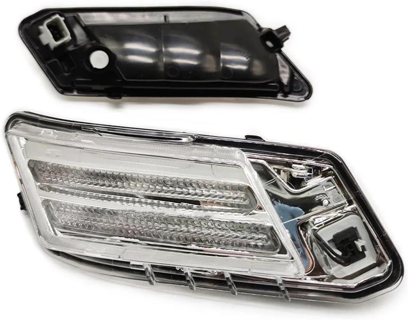 Car Led Dynamic Turn Signal Light Car Front Side Corner Light Daytime Running Lamp Turn Signal Lamp Fog Light Drl for Volvo Xc60 2009 2010 2011 2012 2013