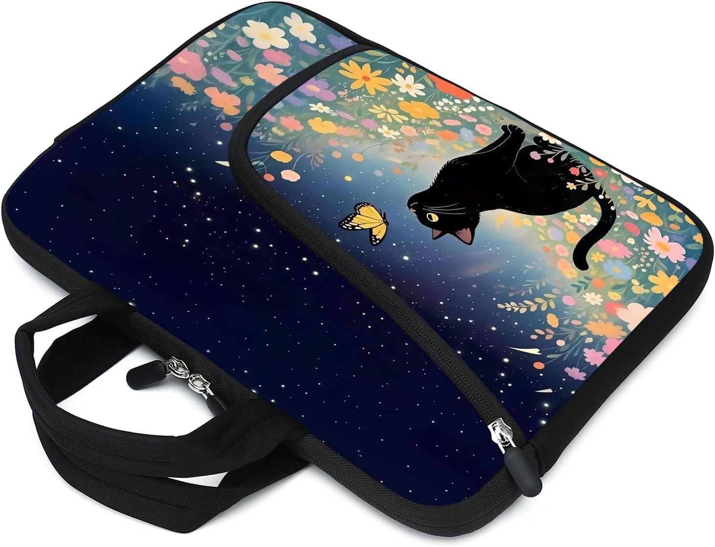 AMARY Laptop Sleeve 14"-15.6" Laptop Case Notebook Sleeve PC Messenger Bag Neoprene Handle Sleeve