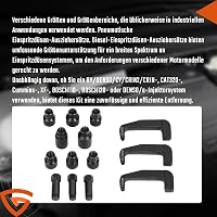 GEARMONSTER Extractor pneumatic pentru injectoare diesel, sculă de demontare cu gheară pentru injectoare common rail 4