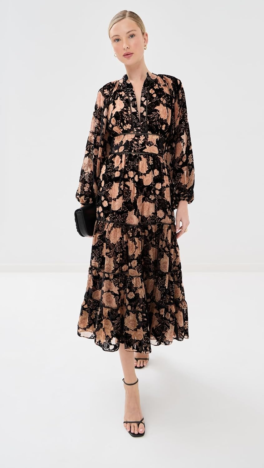 Lug Von Siga Women's Ellie Dress, Black/Camel, 4 - Image 5