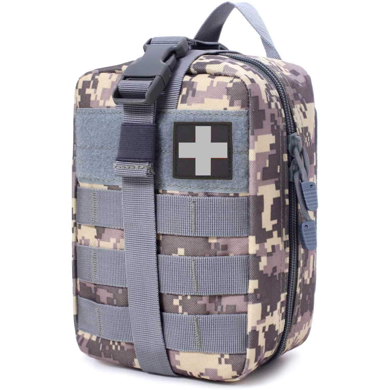 Tactical First Aid Kit Survival Kit Molle Rip-Away EMT Pouch Bag IFAK