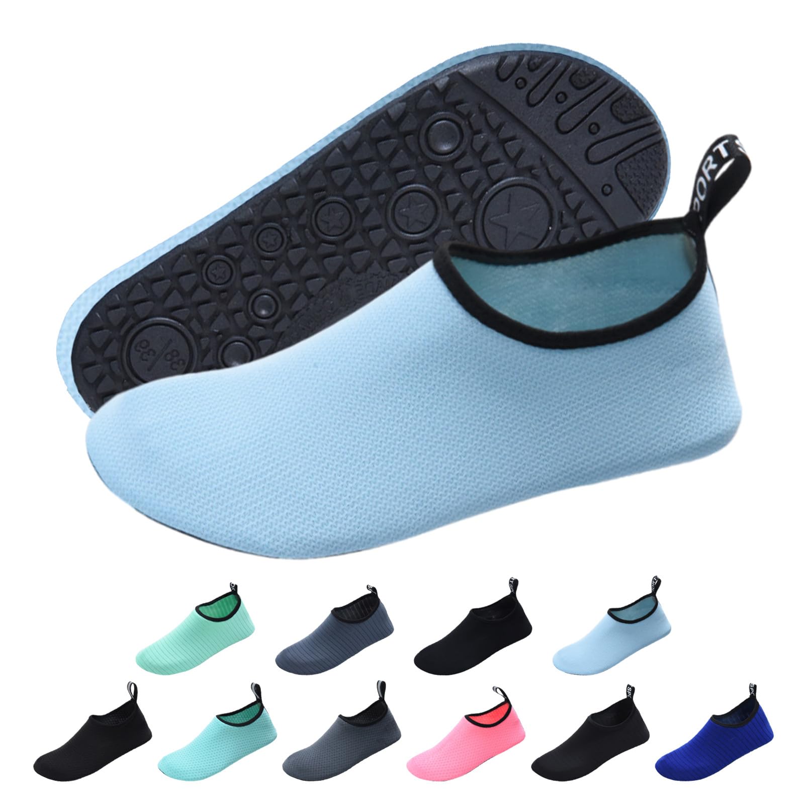outfit spring Escarpines Hombre Mujer Zapatos de Agua de Natación Secado Rápido Antideslizante Calzado de Playa Verano Ligeros Unisex Barefoot Zapatillas de Deportes Piscina Buceo Surf Acuático Yoga