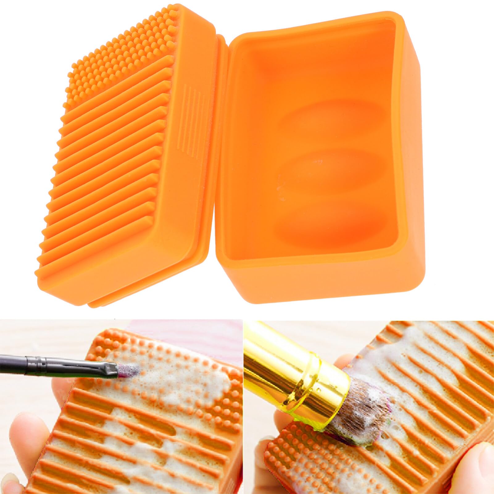 MARURY Portable Soap Dish Soap Case Holder Container Box Silicone