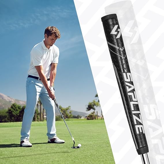 SAPLIZE Golf Putter Grip, Midsize Light Anti-Slip Pattern, Advanced Texture Control and High Feedback Putter Grip