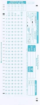 TEST-825E 500 Sheet Pack Scantron Compatible Testing Forms