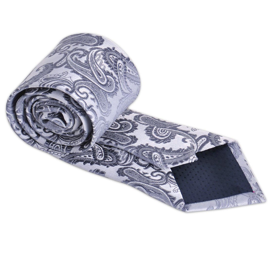 Hombres Paisley Corbata diseño de Rayas Jacquard Corbata Tejido Regalo Set 2