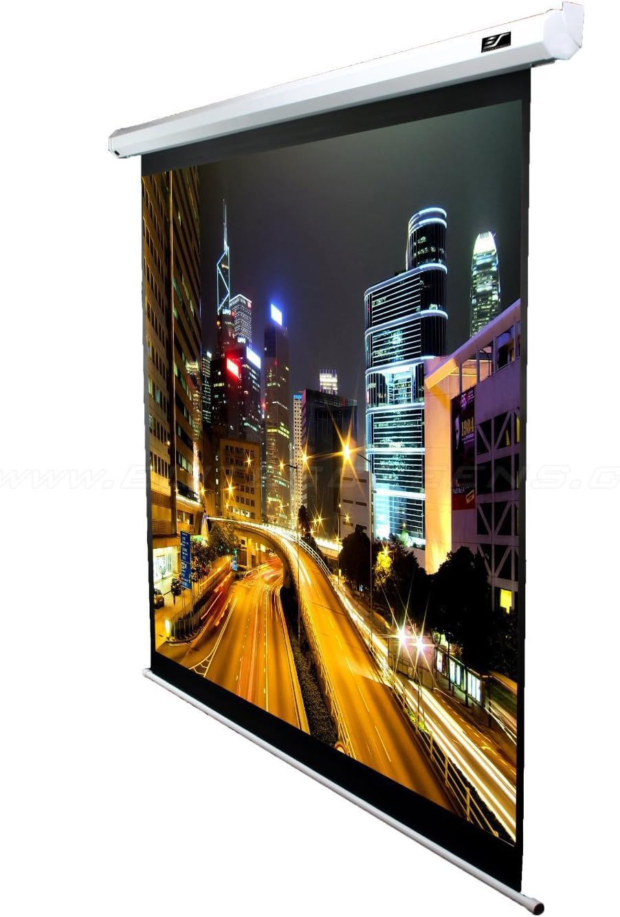 Elite Screens VMAX235UWS PLUS4 VMAX Electric Projection Screen (235-Inch 1:1 Aspect Ratio)