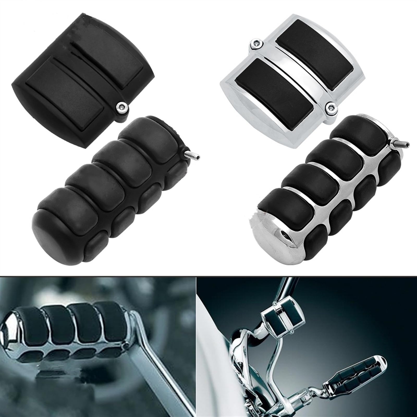 Repose-Pieds Arrière Moto Kawasaki Vulcan 900 Classic - Pédales Passager VN800 VN1500 VN1700