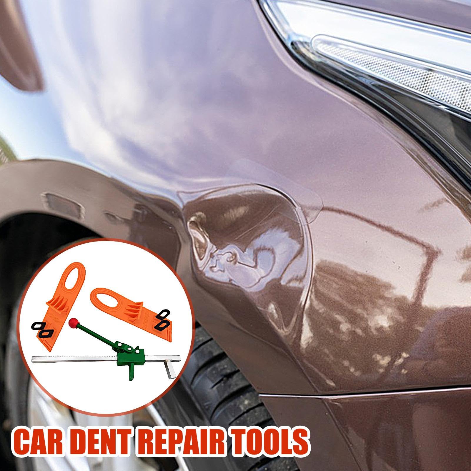 Herramienta Para Reparar Abolladuras De Coche - Extractor De Abolladuras | Kit Para Eliminar Abolladuras De Coche | Dispositivo Manual De Extracción De Paneles Para Electrodomésticos De Vehículos