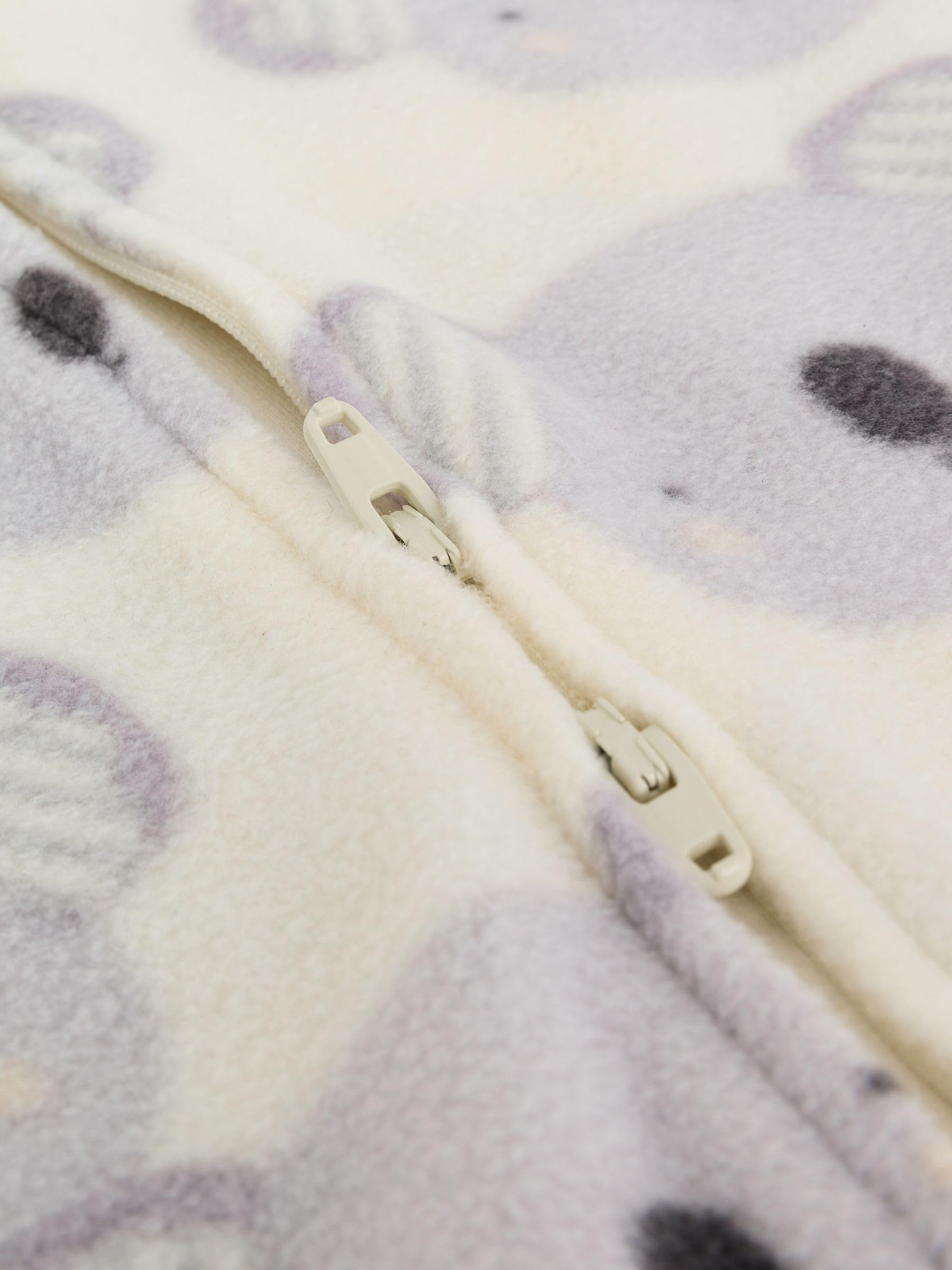 NEXT Bambini Confezione da 2 Tutine per Neonati in Micropile con Zip bidirezionale
