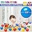 Vanland Ball Pit Balls for Baby and Toddler Phthalate Free BPA Free Crush Proof Plastic - Multicolored Pit Balls in Reusable Play Toys for Kids with Storage Bag