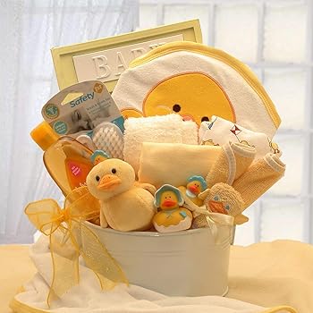 baby bath gift basket