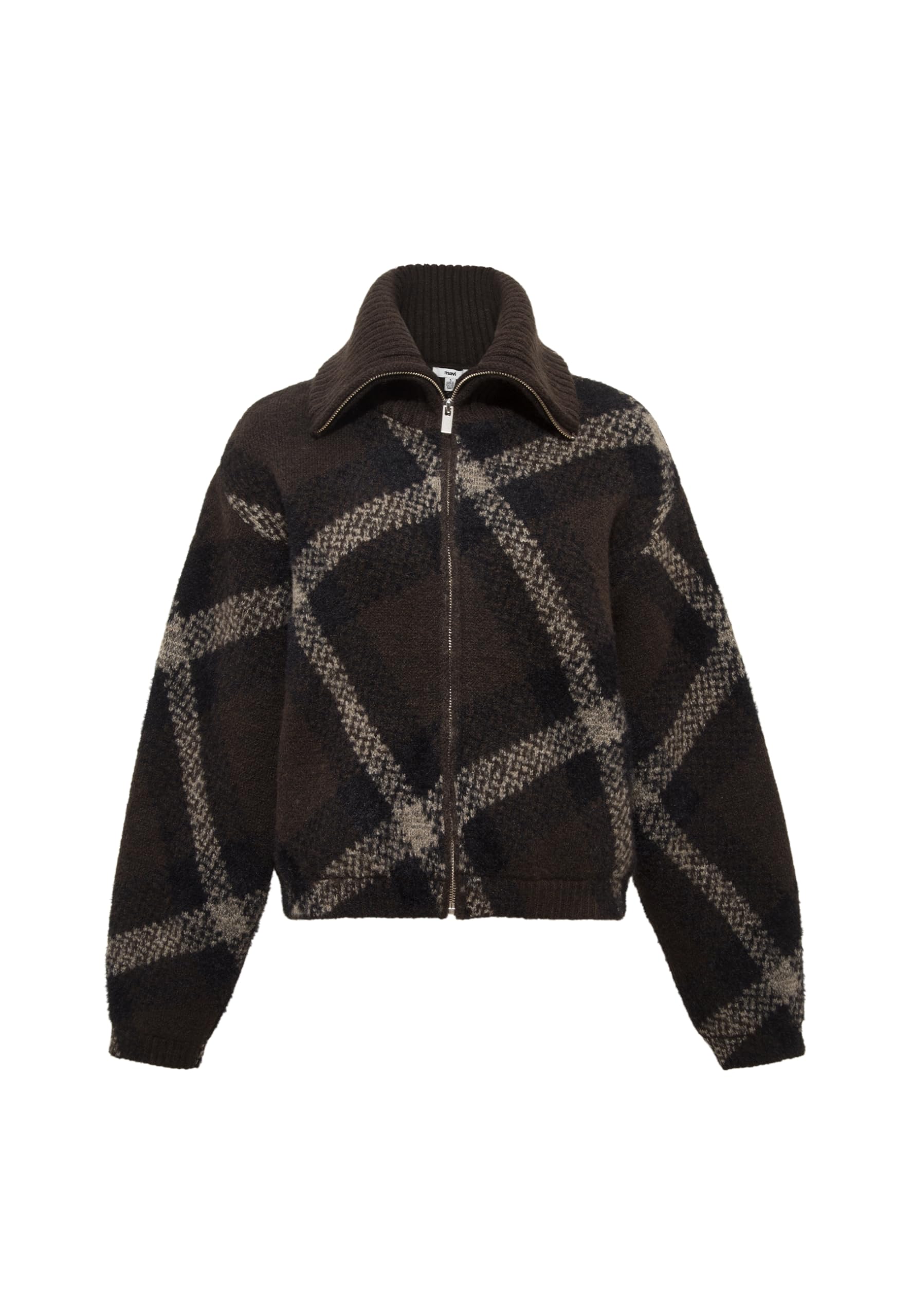Mavi Zipper Cardigan Sweater Mujer