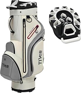 14-Way T-Lock Golf Cart Bag with Anti-Rattle Full-Length Dividers