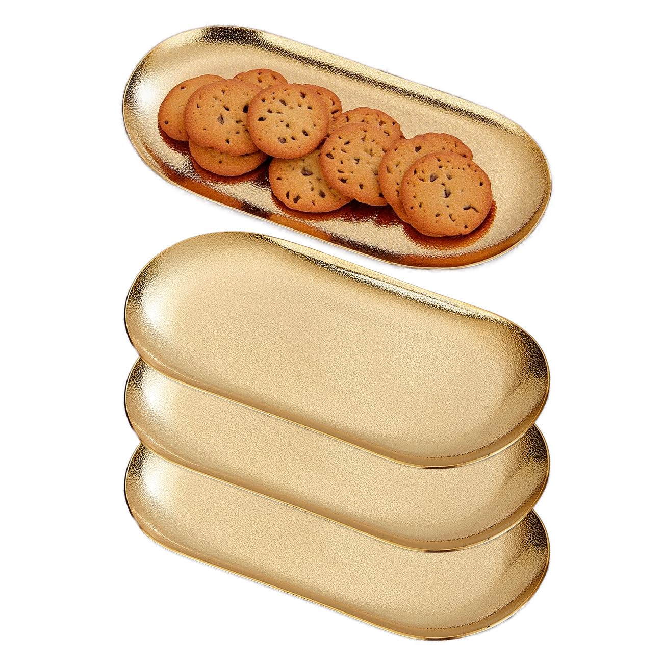 10X4 Inch Ellipse Appetizer Plates,thick