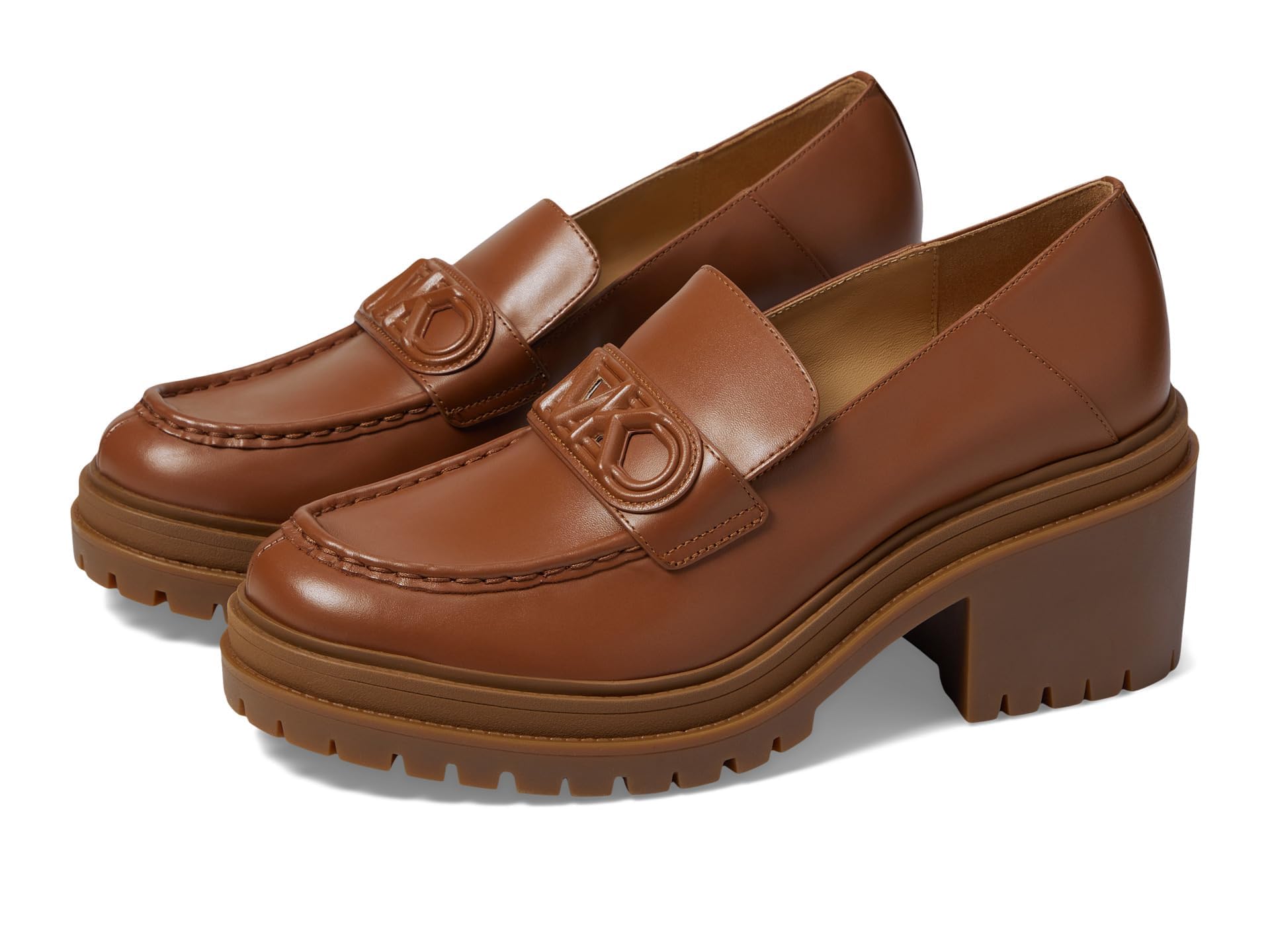 Michael Kors Rocco Heeled Loafer, Mocassino Donna