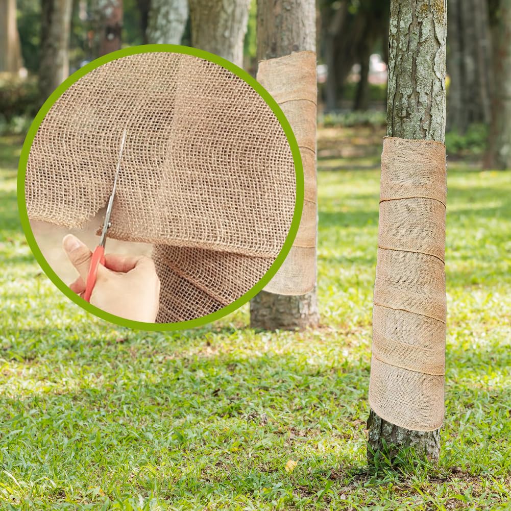 Baumschutzfolie 40m/80m/120m - Atmungsaktiver Baumstamm-Wickel Für Winterschutz