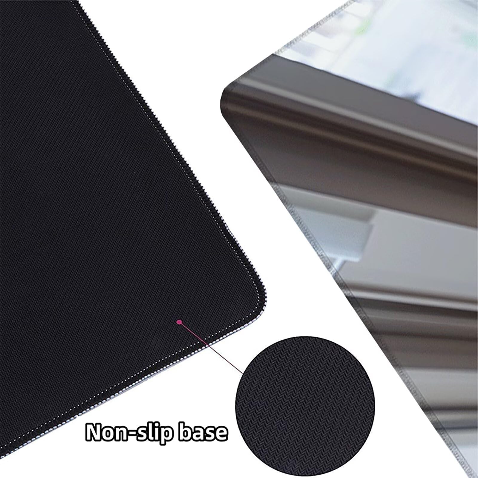 Perro Alfombrilla Ratón Gaming XXL 1500x800 mm, Alfombrilla Gaming Amarillo Mousepad con Base de Goma Antideslizante Impermeable Desk Mat para Teclado y Raton Accesorios Gaming, Regalos de Hombre 1-Z