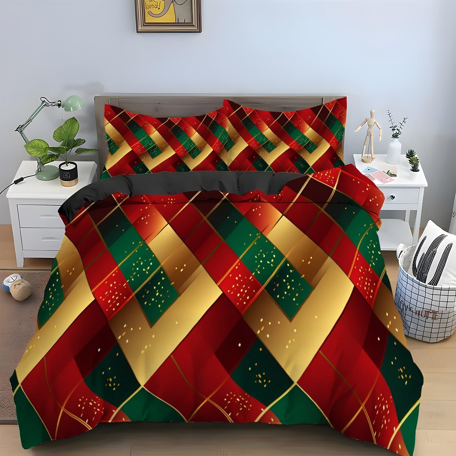 Housse de couette 240x260 Nouvel An pour transformer votre chambre en un cocon de fête unique