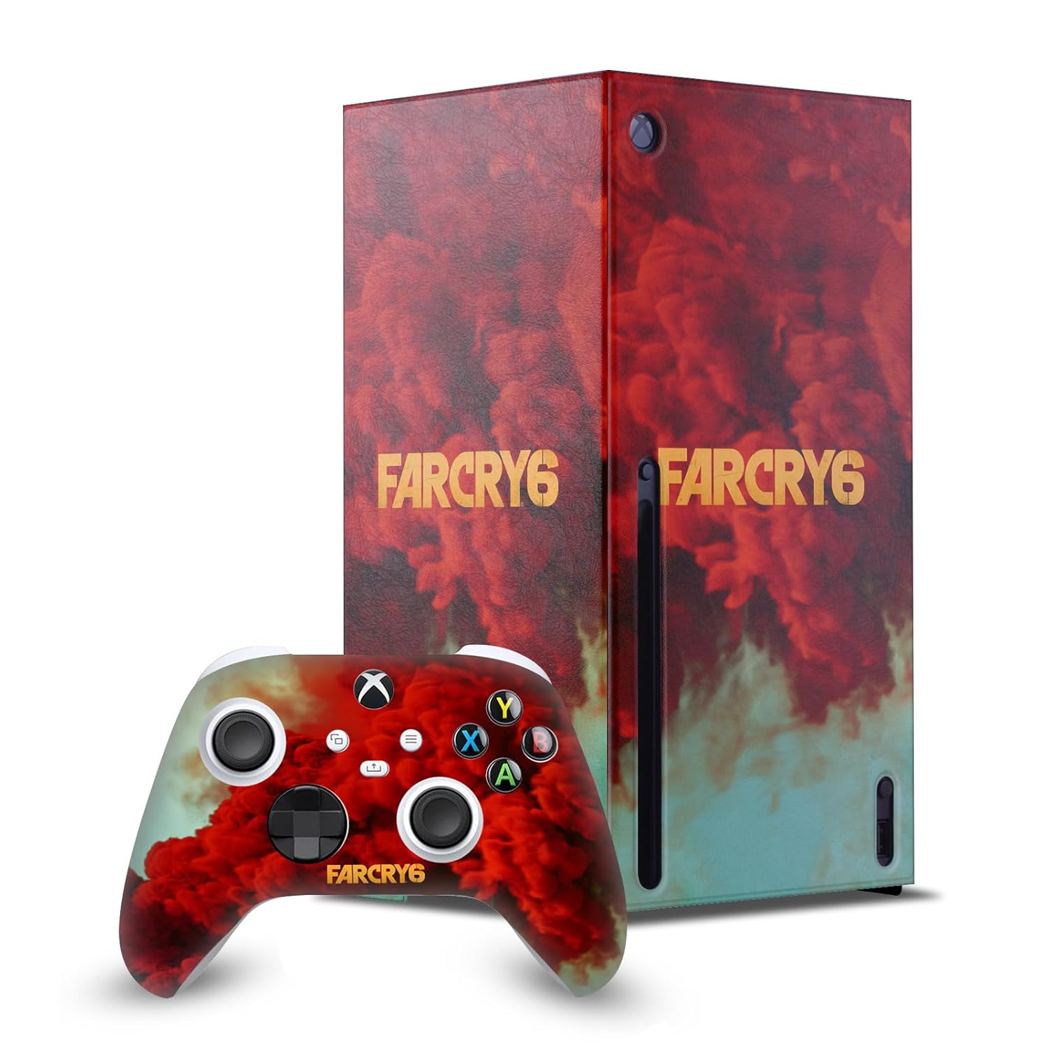 Head Case Designs Officially Licensed Far Cry 6 Graphics Logo Game Console Wrap and Game Controller Skin Bundle Compatible With Xbox Series X