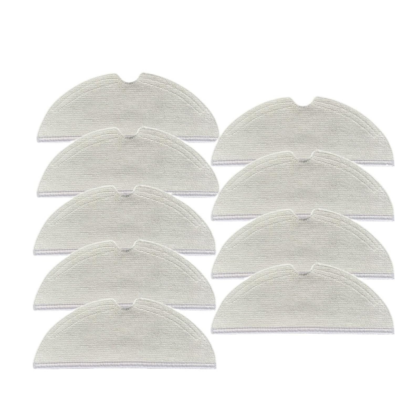 AIHDBCL Compatible For Roborock， Q7Max Q8Max Q5Pro S5Max E4 E5 S5 S6 S6Pure S6MaxV Q5 Q5Pro+ Q7 Q8Max+ Vacuum Robot Mop Cloth(9pcs)