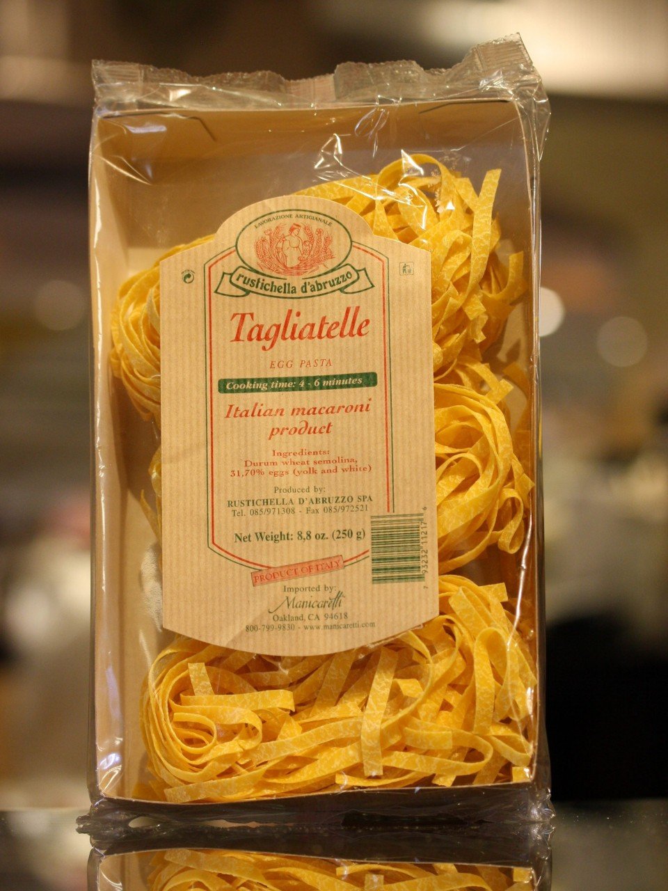 Rustichella d'Abruzzo Egg Tagliatelle Dry Pasta