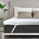 3 Inch Gel Memory Foam Mattress Topper King Size High Density Cooling Pad Pressure Relief Bed Topper (with Removable & Bamboo Cover)