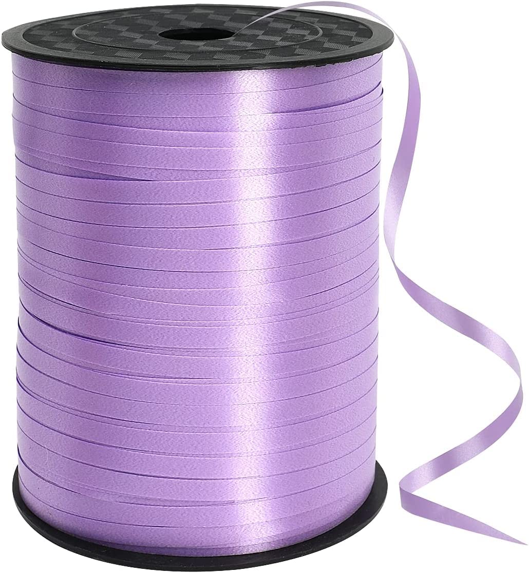 Rosy.Moment 500 Yards Curling Ribbon-Balloon String for Art&Craft Decor,Gift Wrapping for New Year Birthday Gifts And Other Occasion, Color Purple