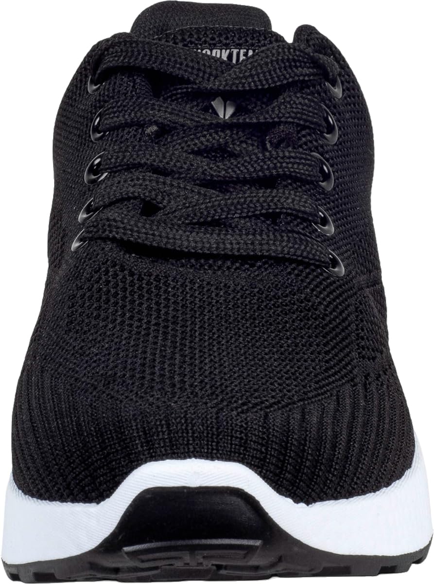 Workteam Zapatillas Blancas y Negras, Calzado Profesional Unisex Ligero y Transpirable, Plantilla Extraíble Amortiguada, Suela PVC Flexible, Lavables, Ideal Sanitario y Uso Profesional