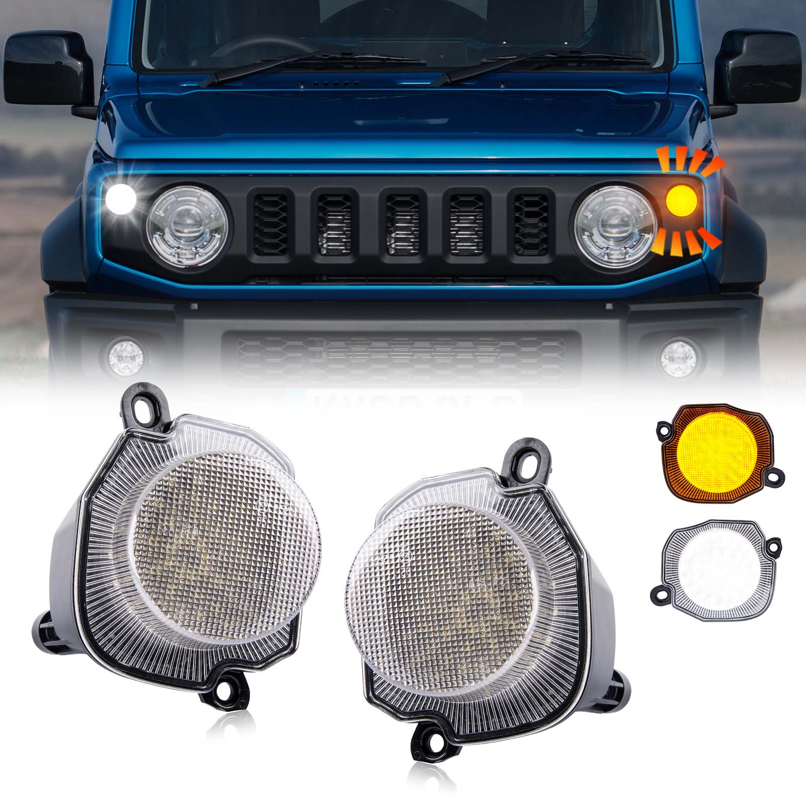 Amazon.co.jp: POPMOTORZ ジムニーシエラJB64 JB74フロントランプ