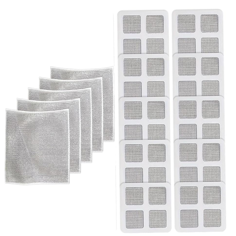 10 pcs Multipurpose Wire Dishwashing Rag for Wet and Dry Dish, VTMCUI Multifunctional Non-Scratch Scrubbing Pads Kitchen Cleaning Cloths (20, Silver) (B0D9BZFHLB) Amazon Price History, Amazon Price Tracker