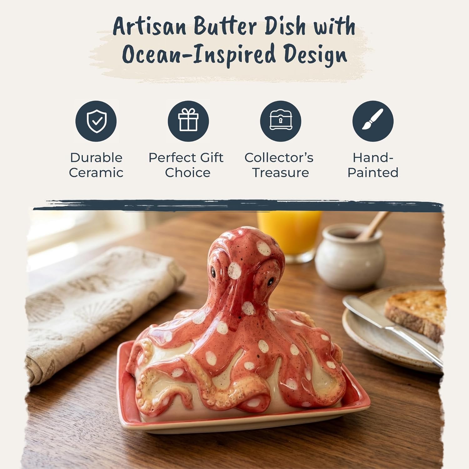 Octopus Butter Dish