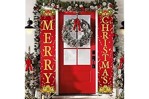 Ivenf Christmas Decorations Porch Banner