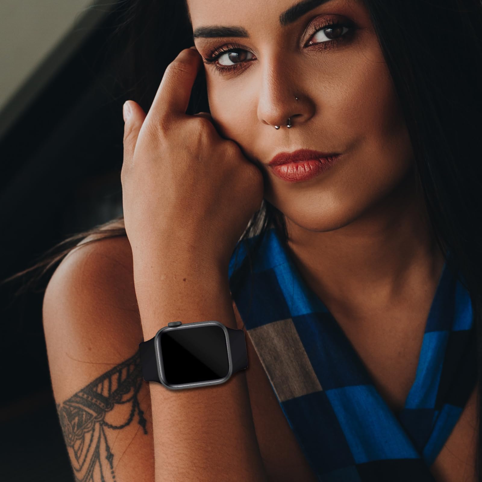 Compatible con correas de Apple Watch de 38 mm, 40 mm, 41 mm, 42 mm, 44 mm, 45 mm, 49 mm, correa de repuesto de silicona para mujeres y hombres, para iWatch Series 9, 8, 7, 6, 5, 4, 3, 2, 1