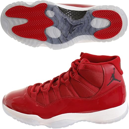 Air Jordan 11 Basketball Shoe Gym Red/Black-white Size 10 M US