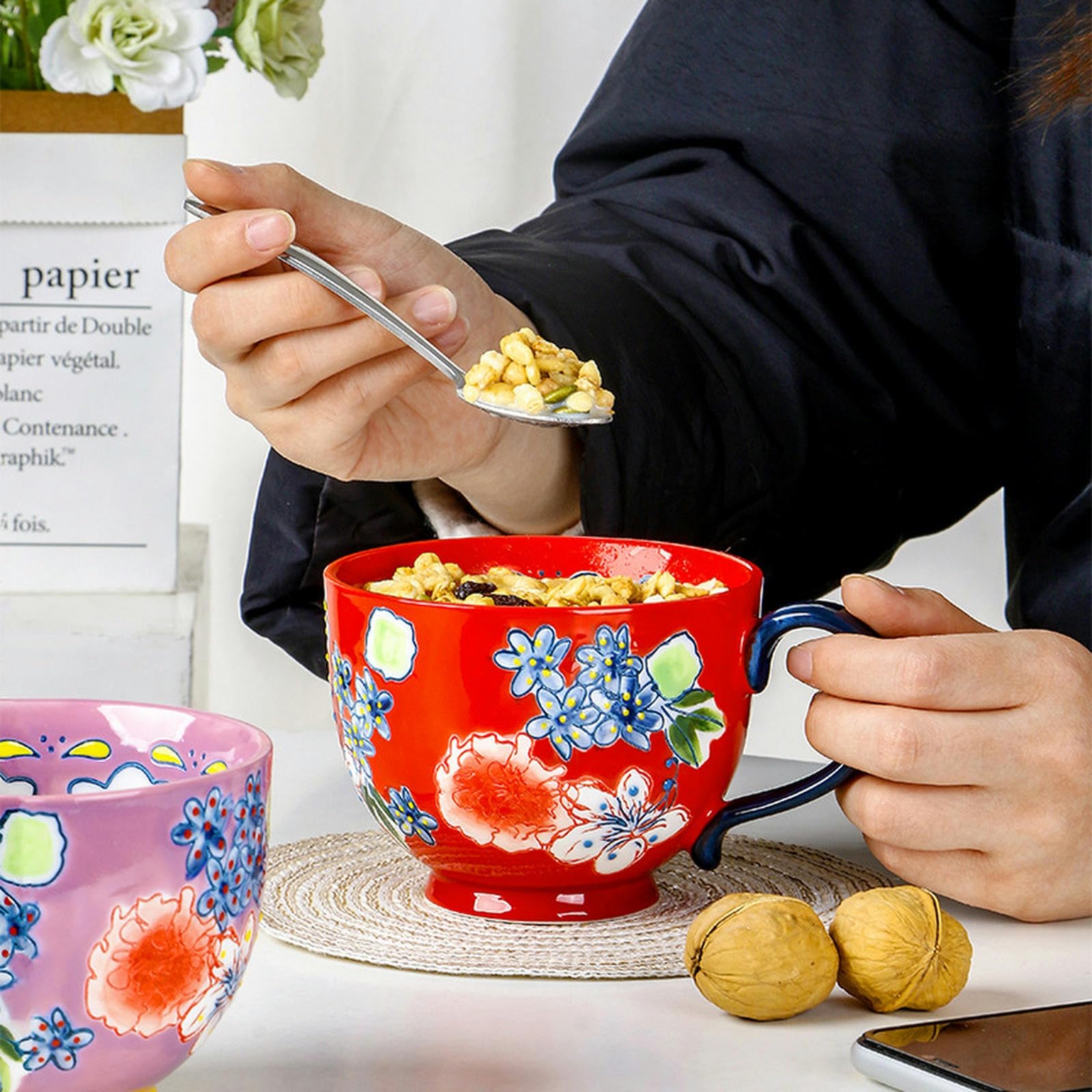 Vixar Tasse En Céramique Colorée Avec Inscription « Best Boss Ever Joke » - 330 Ml - Pour Le Travail, Le Bureau, Le Thé, Le Café (noir