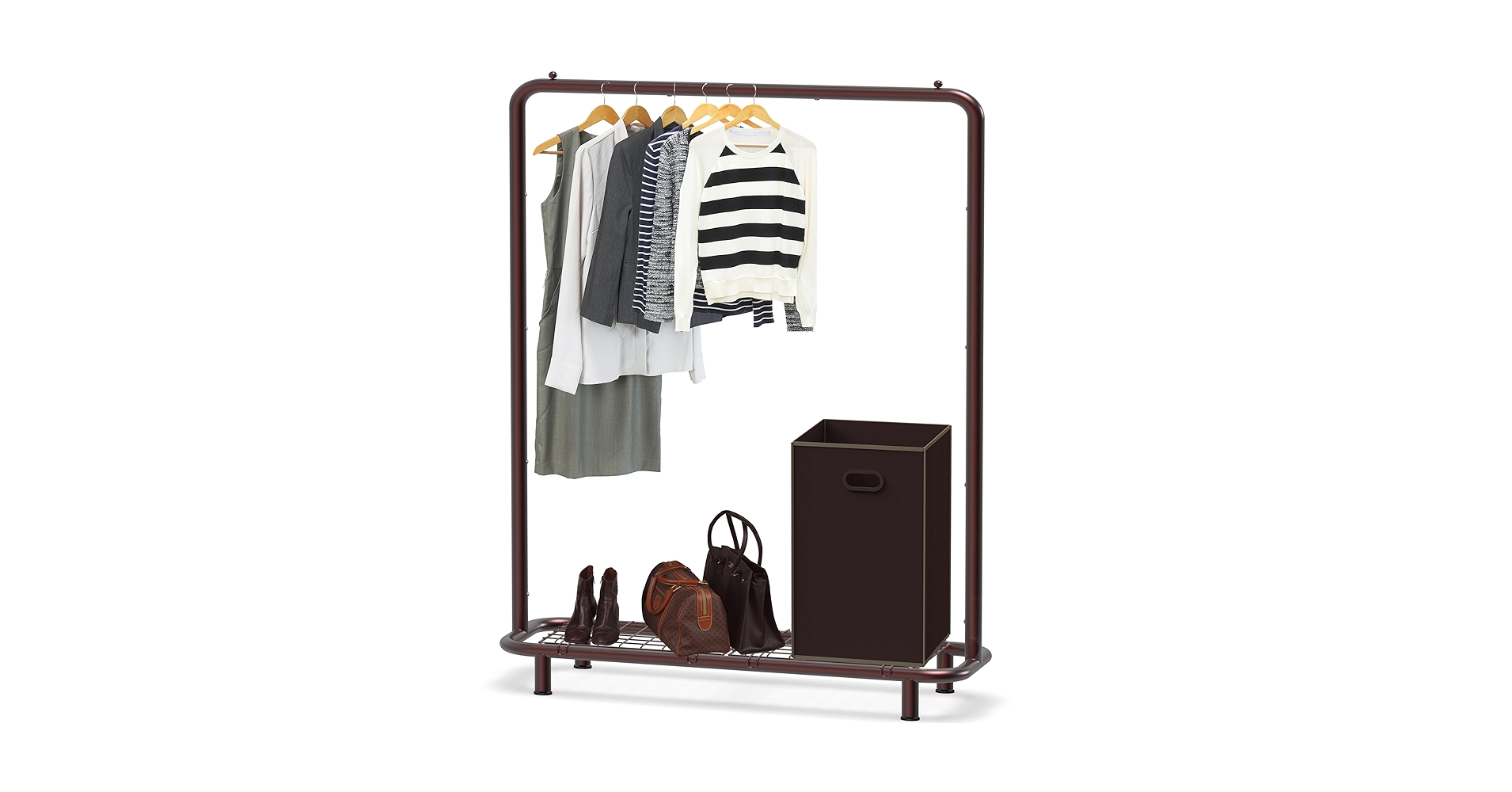Amazon.com: Simple Houseware Clothing Rack with Industrial