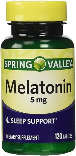 Spring Valley - Paquete doble de melatonina de 5 mg, 120 unidades (paquete de 2)