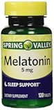 Spring Valley Melatonin 5mg Twin Pack, 120 Count (Pack of 2)